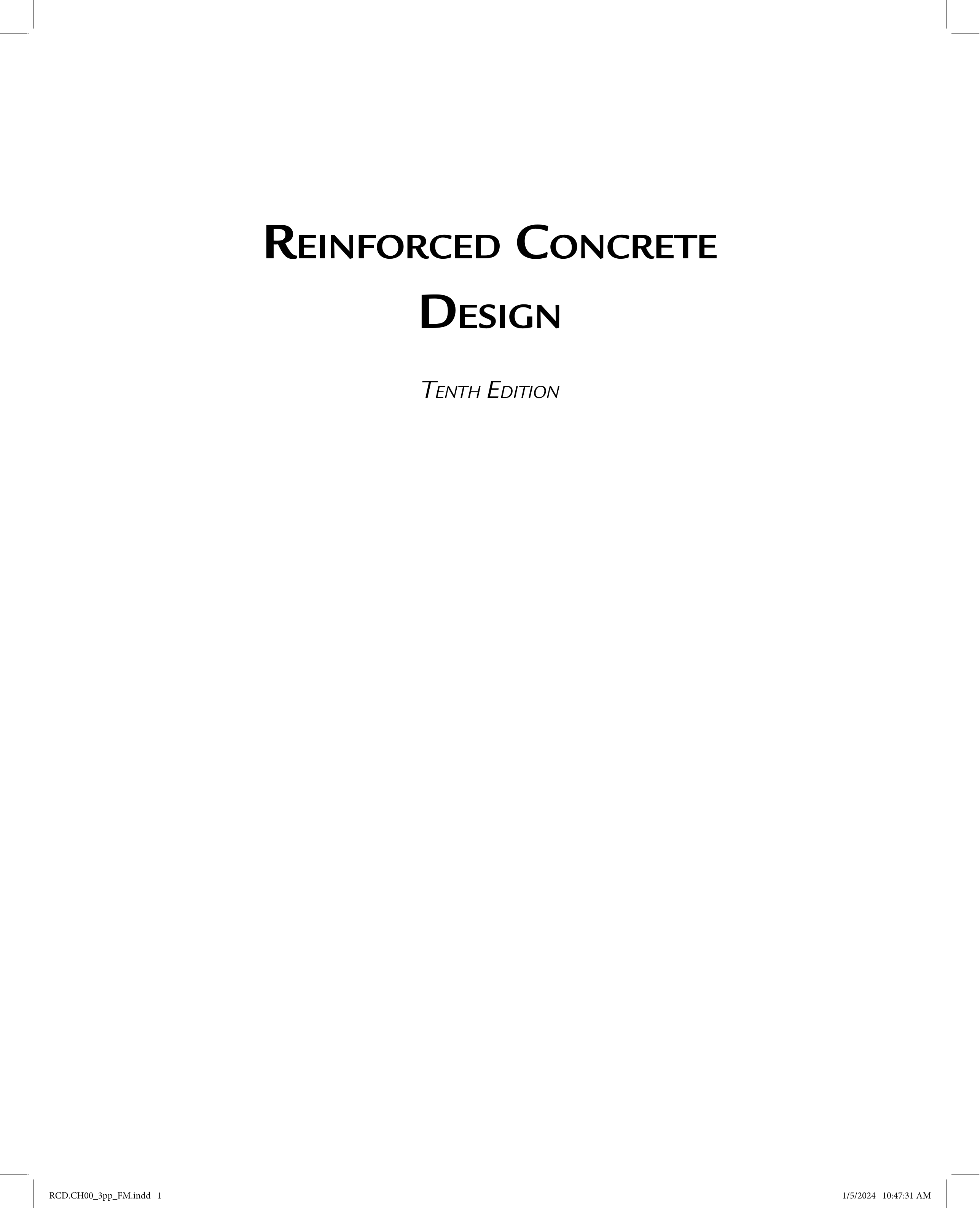 Design of Reinforced Concrete