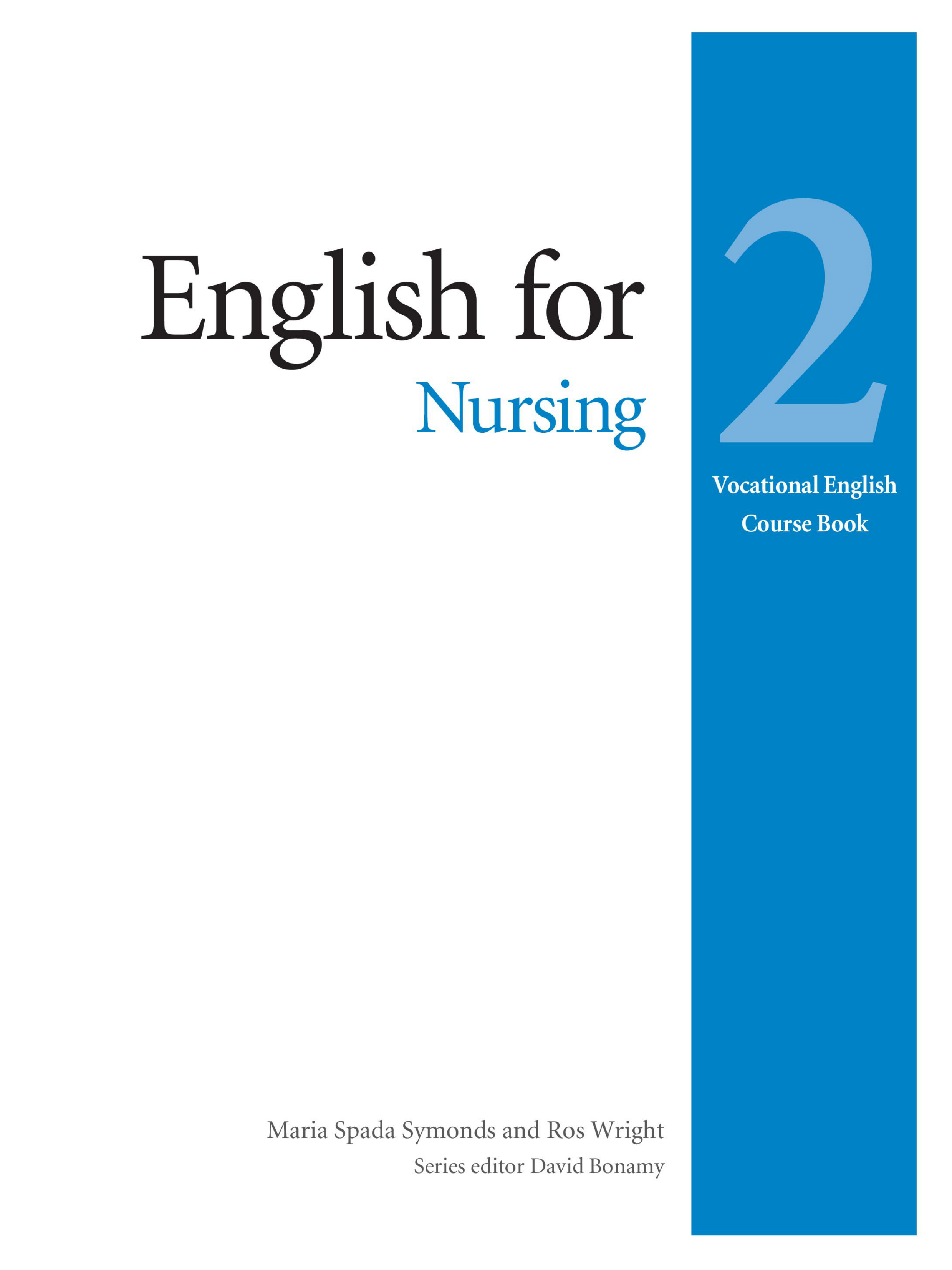English for Nursing Level 2 Coursebook for Pack
