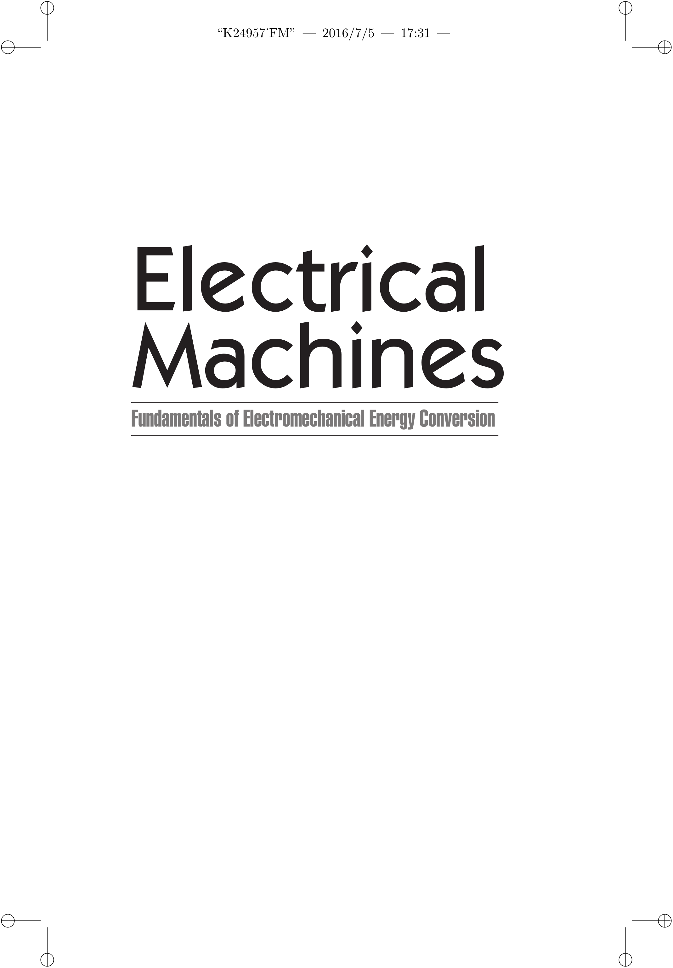Electrical Machines