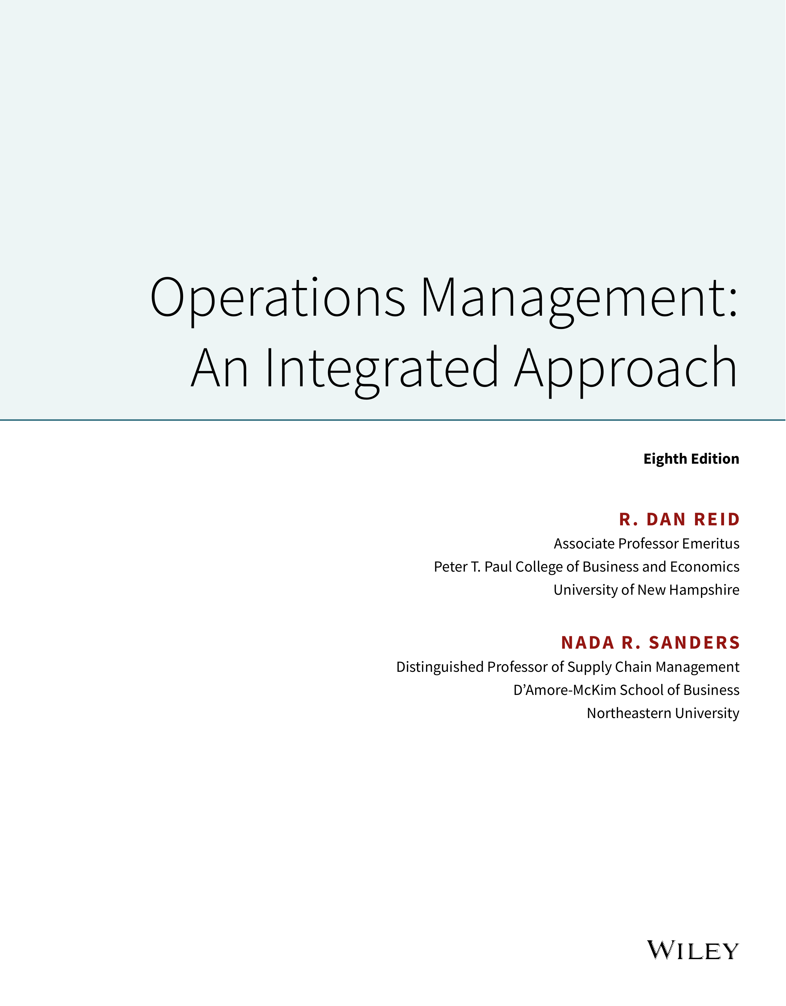Operations Management