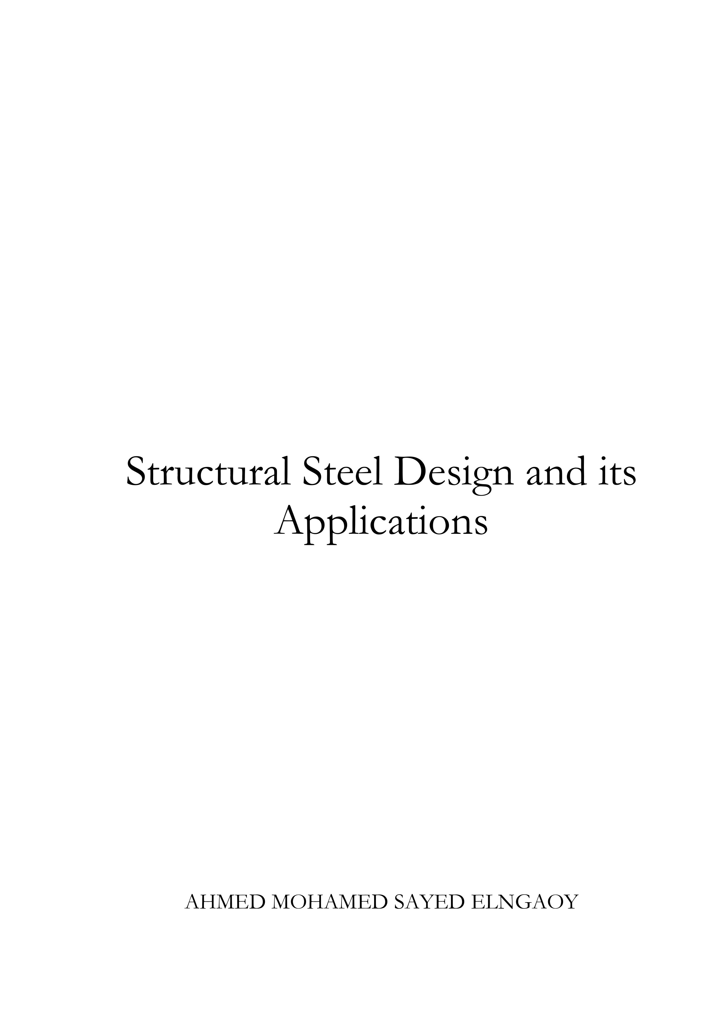 Structural Steel Design