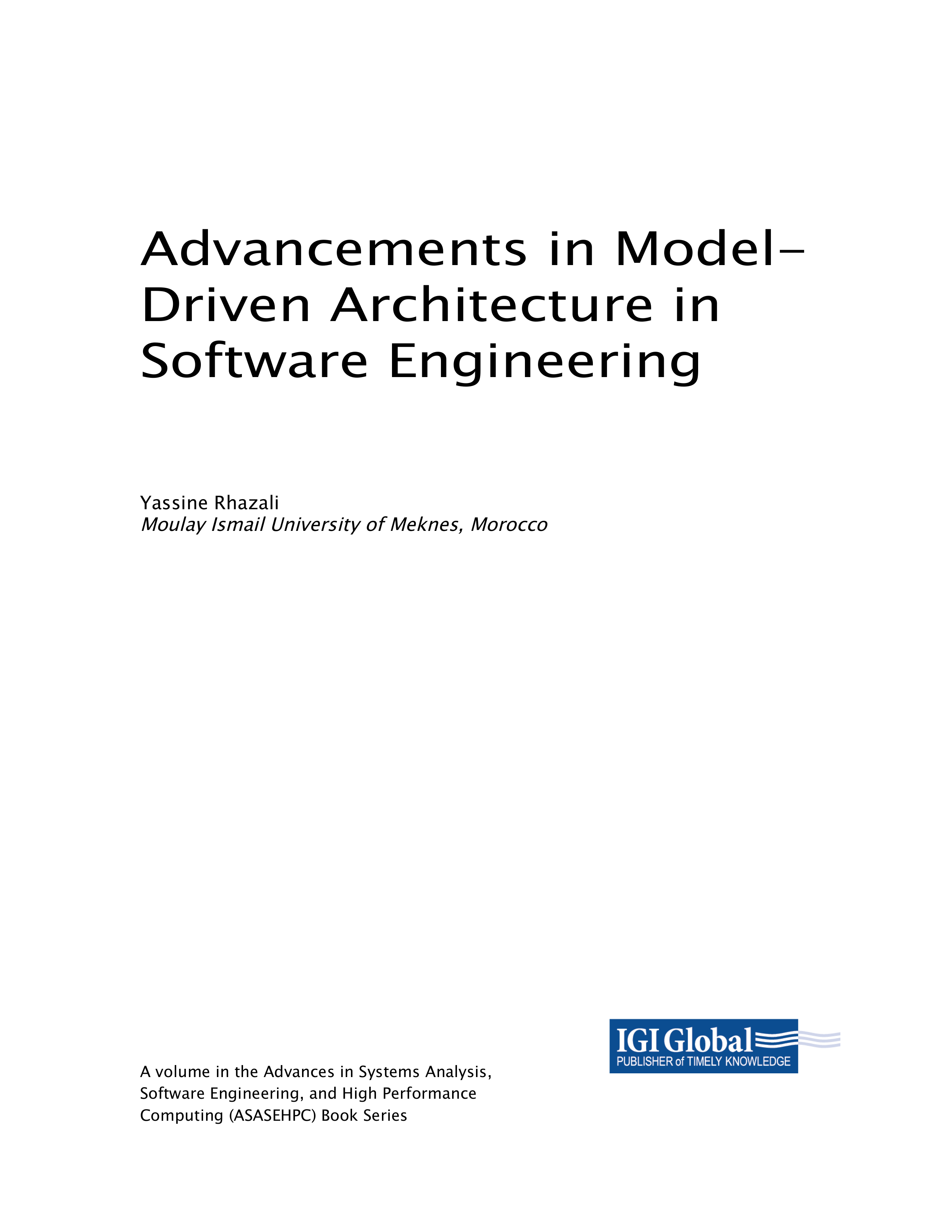 Advancements in Model-Driven Architecture in Software Engineering
