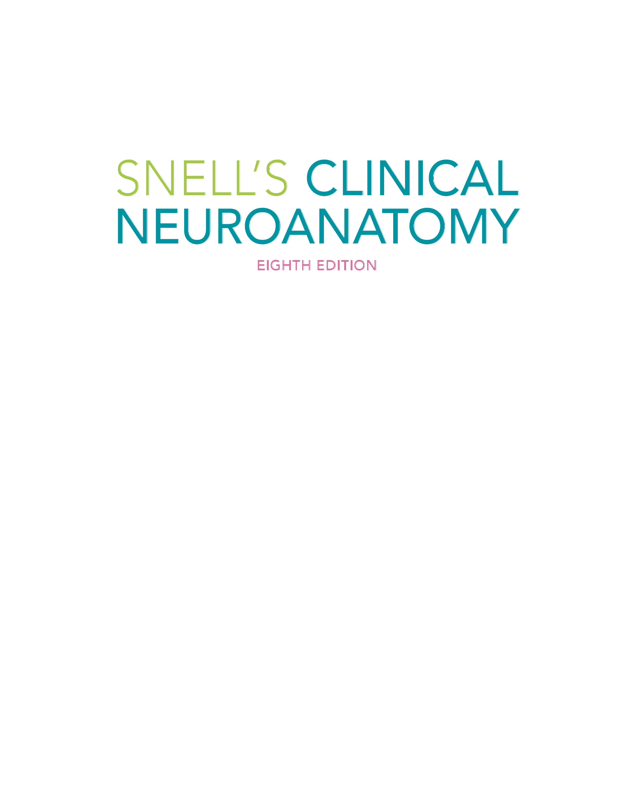 Snell's Clinical Neuroanatomy