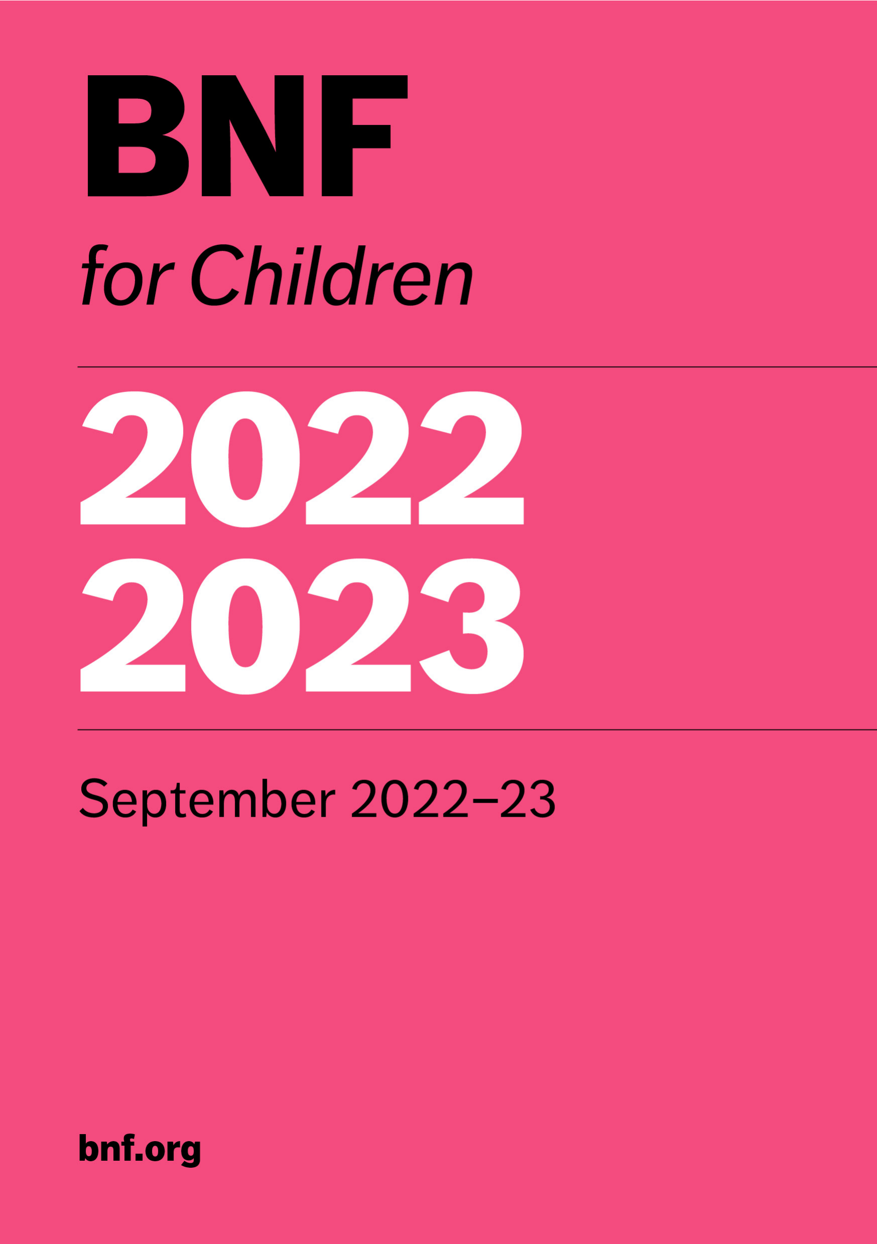 BNF for Children 2022-2023