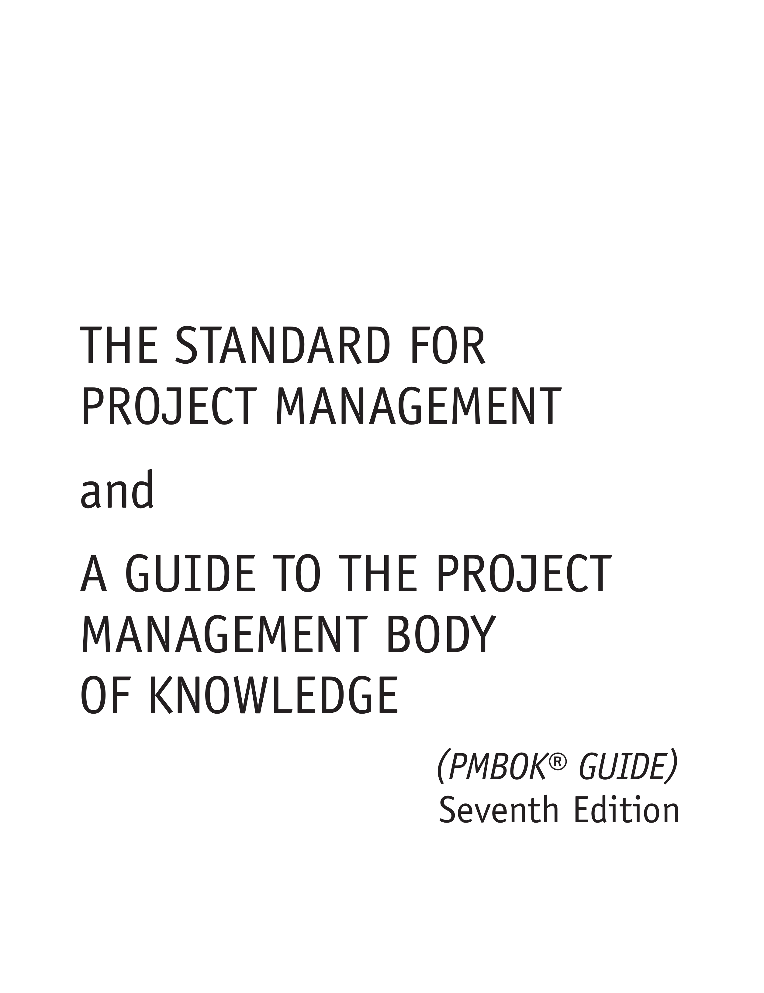 A Guide to the Project Management Body of Knowledge (PMBOK® Guide) – Seventh Edition and The Standard for Project Management (KOREAN)
