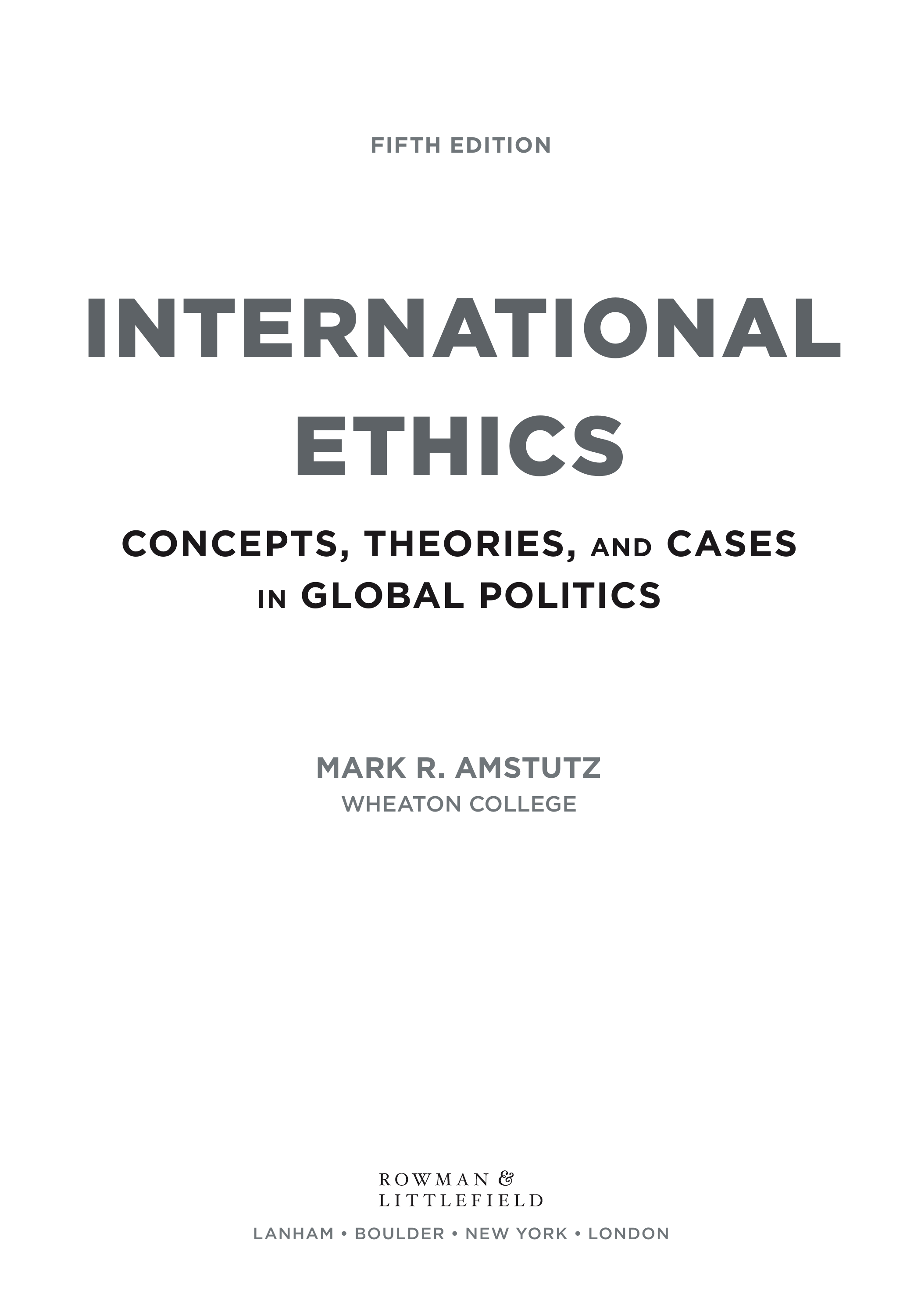 International Ethics