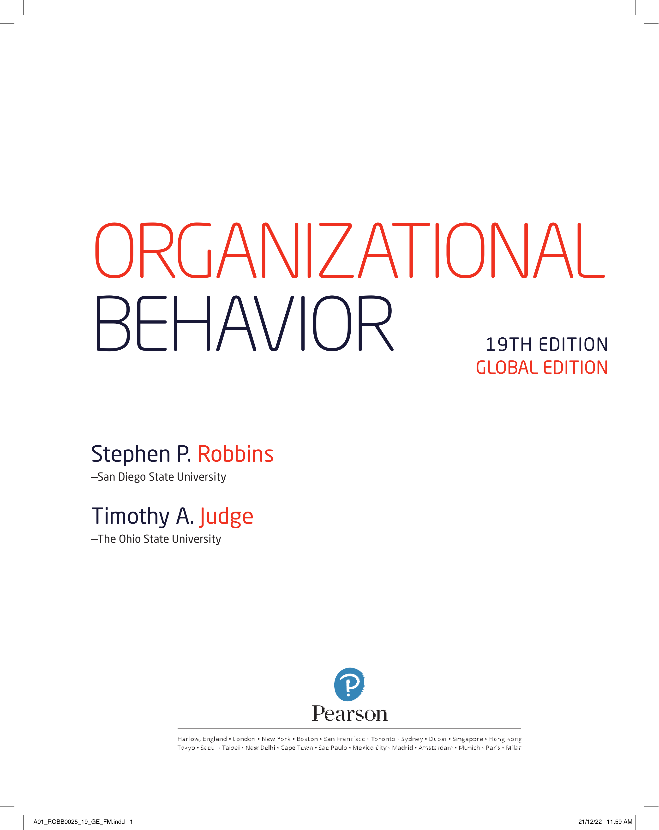 Organizational Behavior