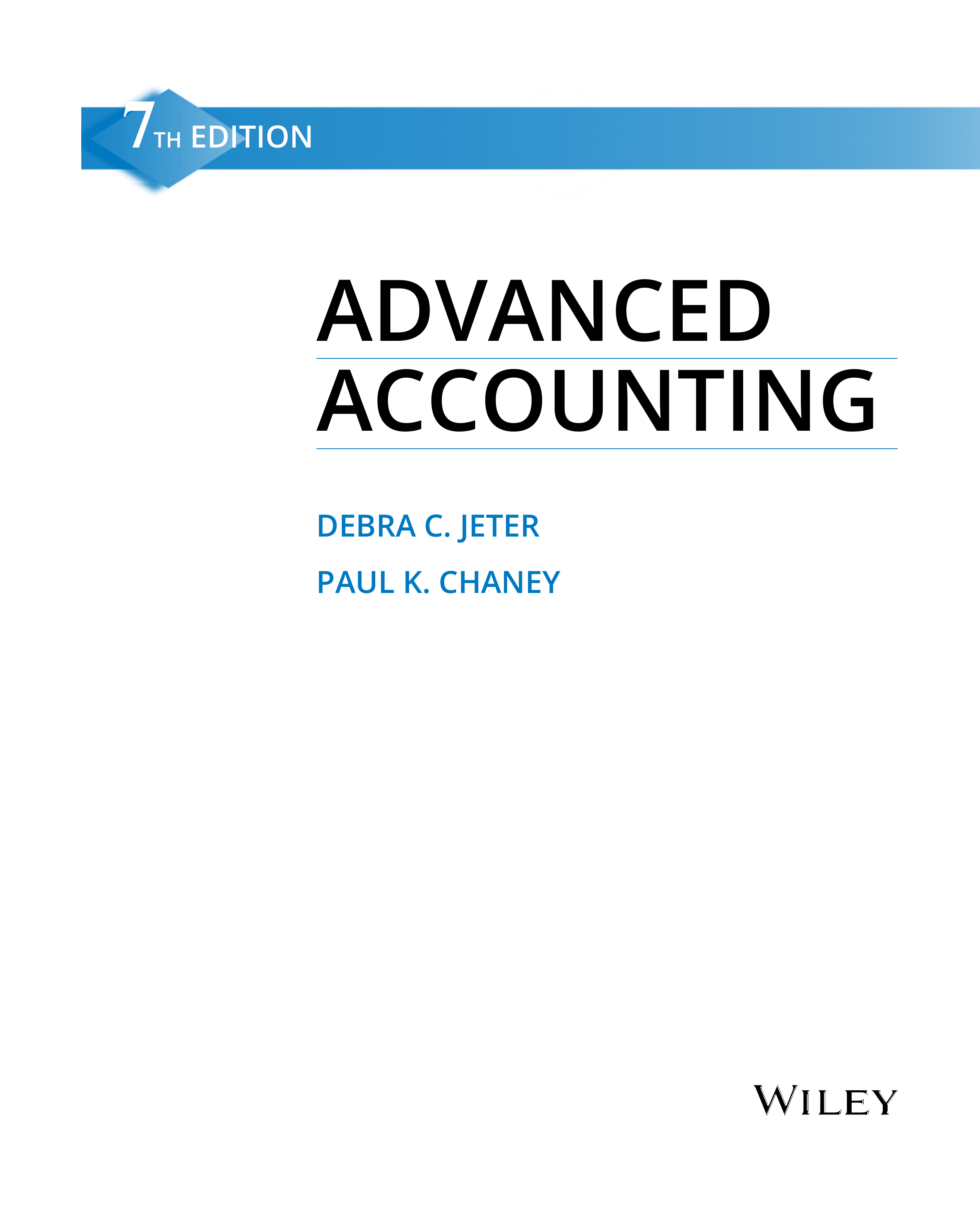 Advanced Accounting