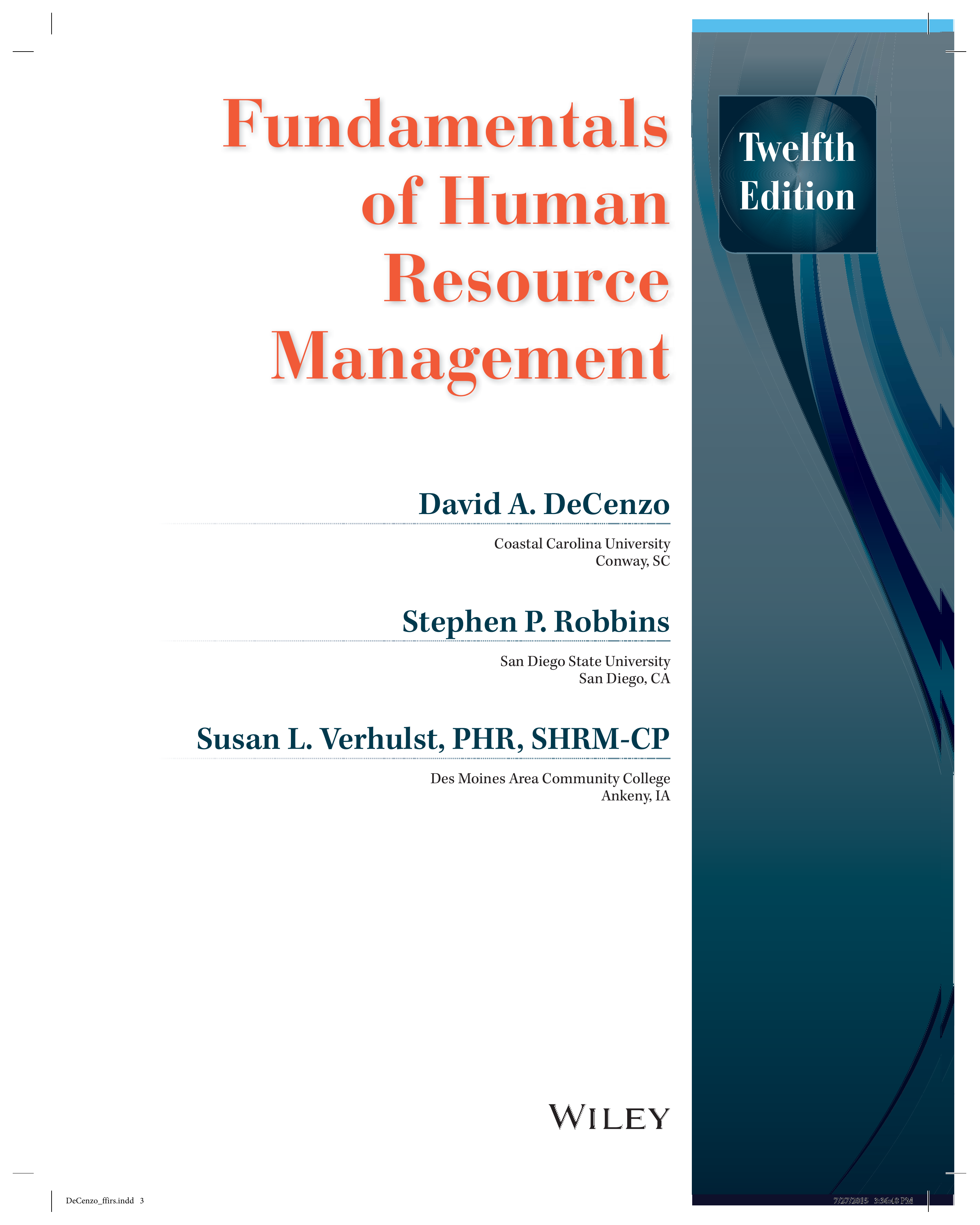 Fundamentals of Human Resource Management