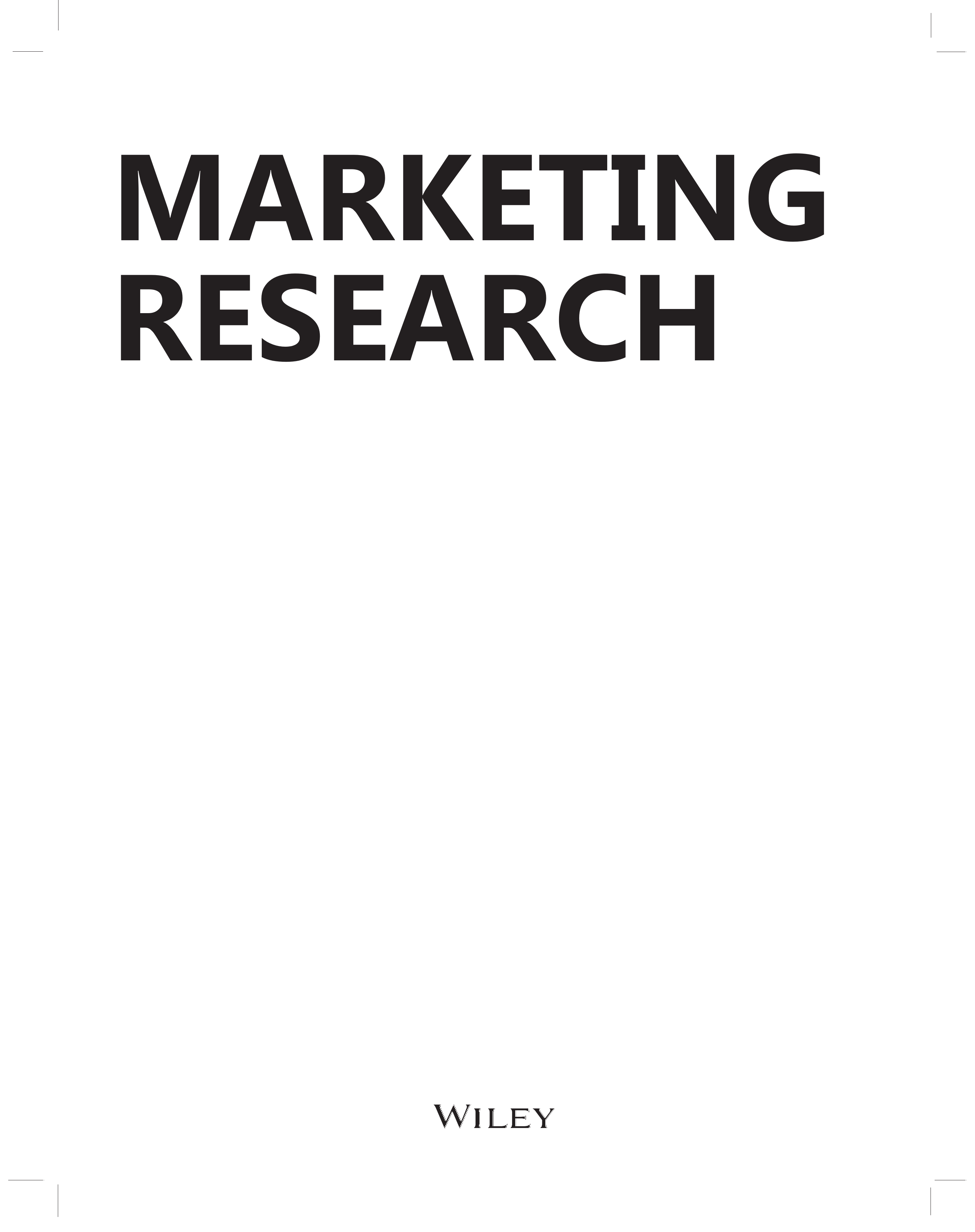 Marketing Research
