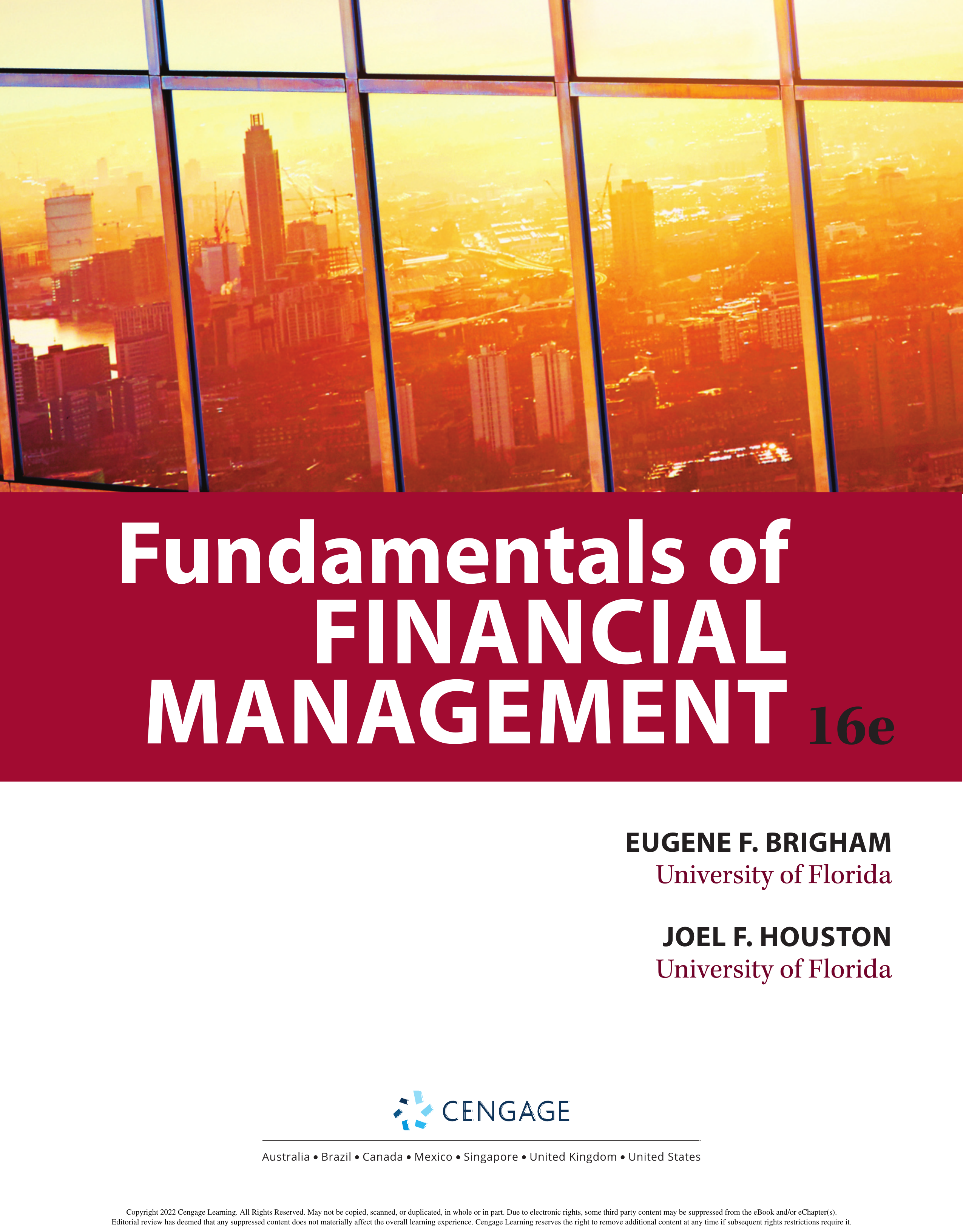 Fundamentals of Financial Management