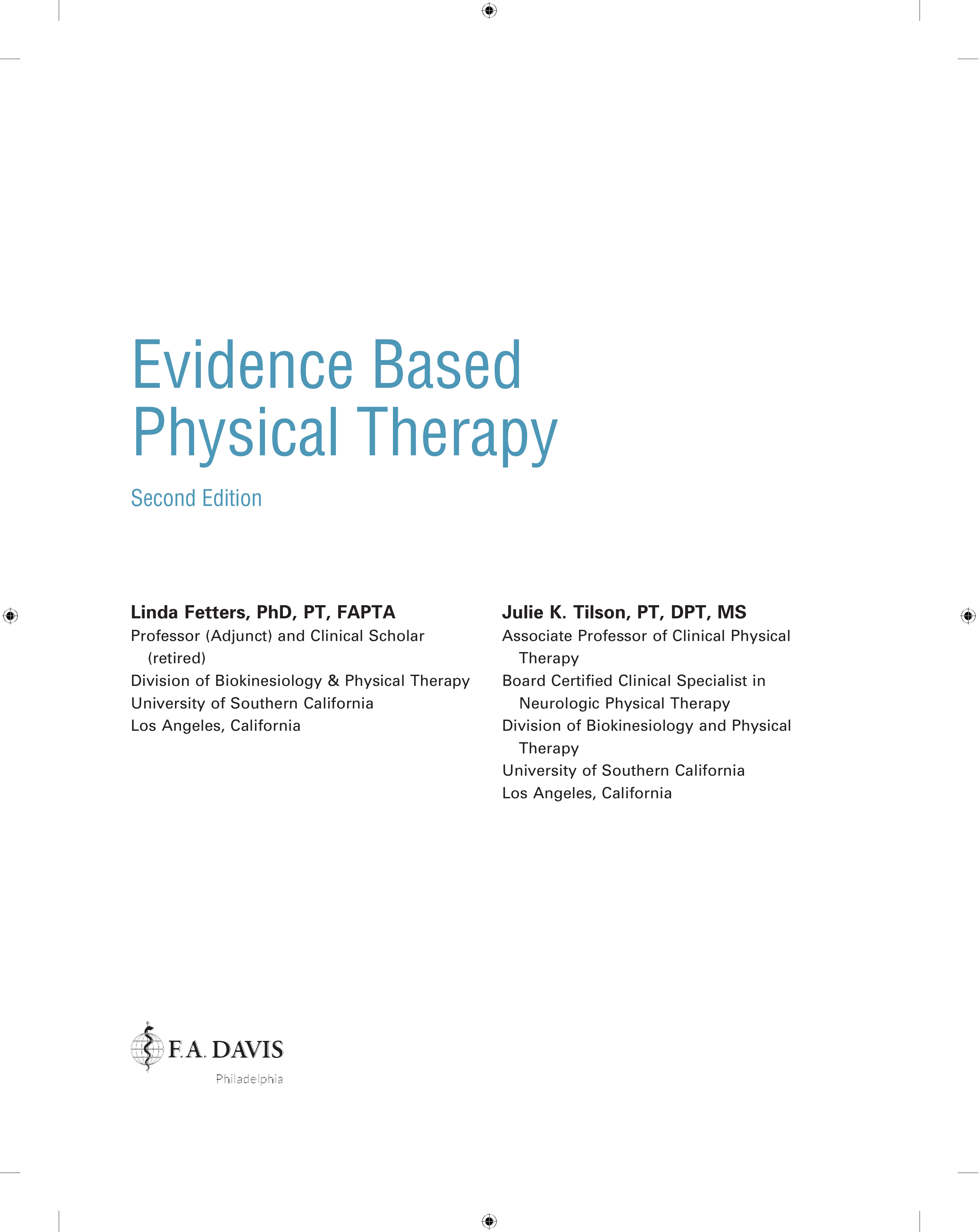 Evidence Based Physical Therapy